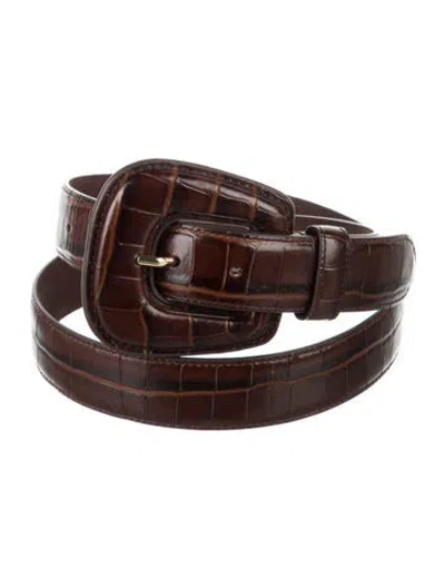 Pre-owned Veronica Beard Leather Belt In Brown