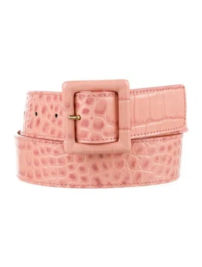 Pre-owned Veronica Beard Leather Belt In Pink