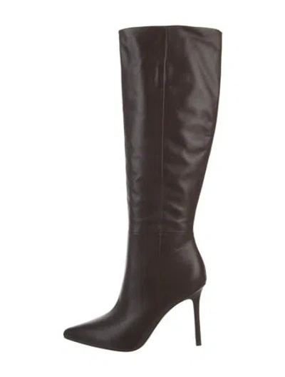 Pre-owned Veronica Beard Leather Boots In Brown