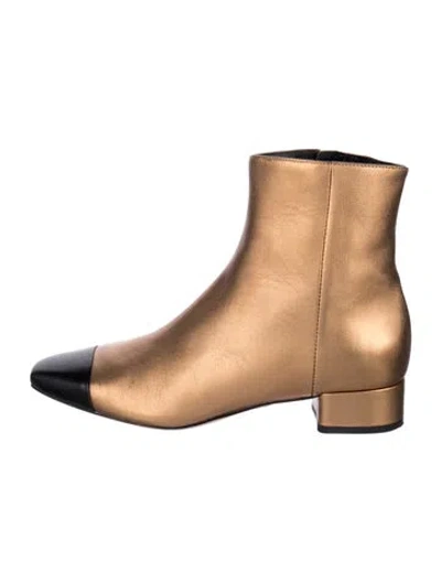 Pre-owned Veronica Beard Leather Boots In Neutrals