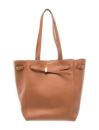 Pre-owned Veronica Beard Leather Bucket Bag In Brown