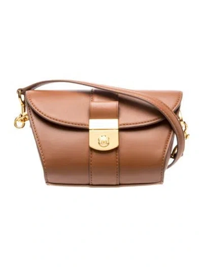 Pre-owned Veronica Beard Leather Crossbody Bag In Brown