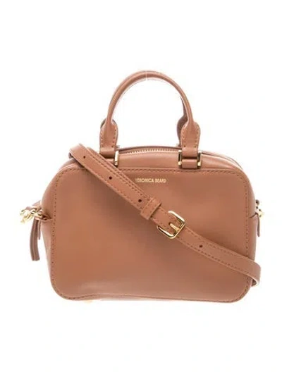 Pre-owned Veronica Beard Leather Crossbody Bag In Brown