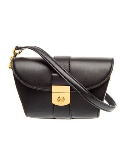 Pre-owned Veronica Beard Leather Crossbody Bag W/ Tags In Black