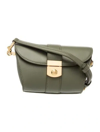 Pre-owned Veronica Beard Leather Crossbody Bag W/ Tags In Green