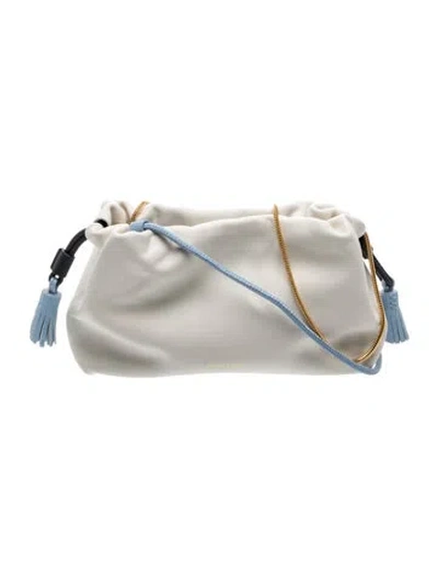 Pre-owned Veronica Beard Leather Crossbody Bag W/ Tags In White