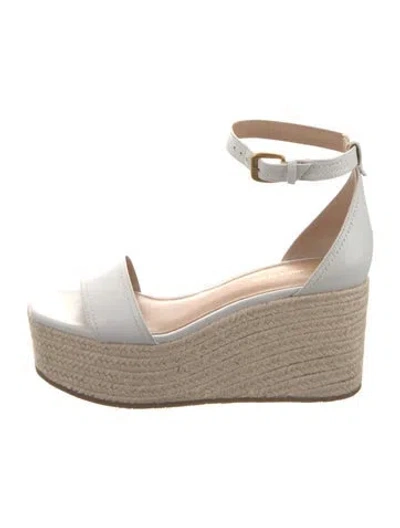 Pre-owned Veronica Beard Leather Espadrilles In Brown
