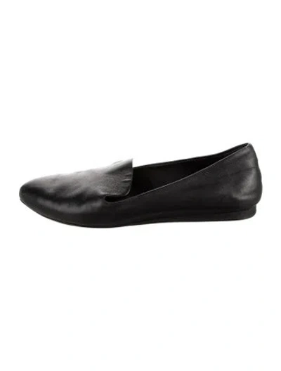 Pre-owned Veronica Beard Leather Loafers In Black