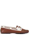 Veronica Beard Leather Loafers In Brown