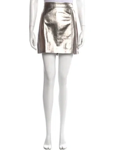 Pre-owned Veronica Beard Leather Mini Skirt W/ Tags