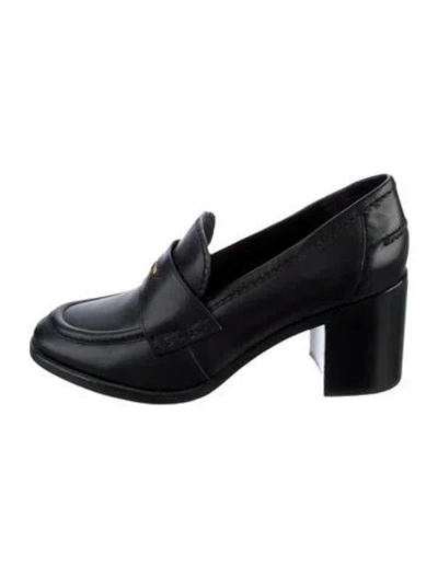 Pre-owned Veronica Beard Leather Pumps In Black