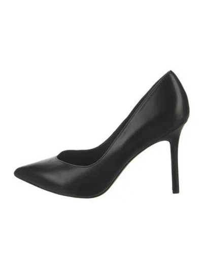 Pre-owned Veronica Beard Leather Pumps In Black