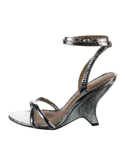 Pre-owned Veronica Beard Leather Sandals