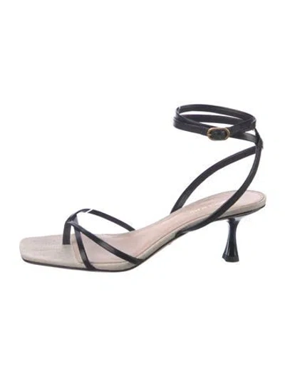 Pre-owned Veronica Beard Leather Sandals In Multi