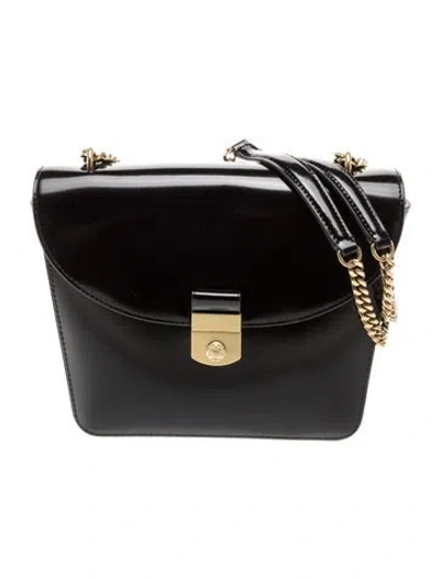 Pre-owned Veronica Beard Leather Shoulder Bag In Black