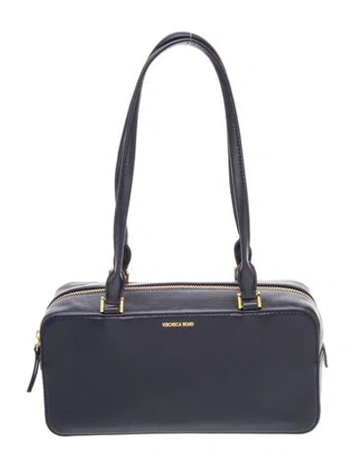 Pre-owned Veronica Beard Leather Shoulder Bag In Blue