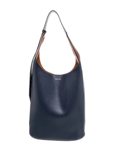 Pre-owned Veronica Beard Leather Shoulder Bag In Blue