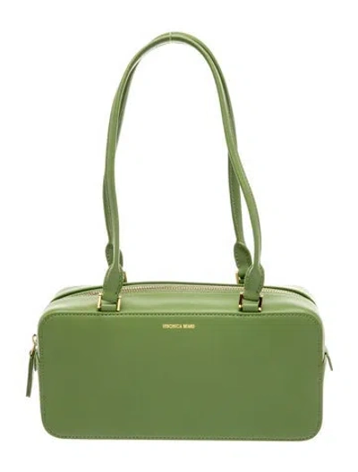 Pre-owned Veronica Beard Leather Shoulder Bag In Green