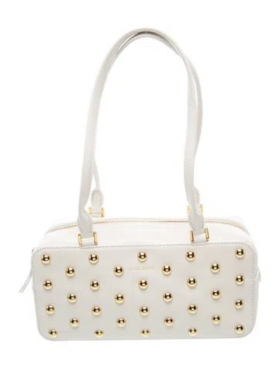 Pre-owned Veronica Beard Leather Shoulder Bag In Neutrals