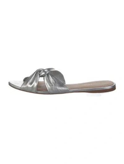 Pre-owned Veronica Beard Leather Slides