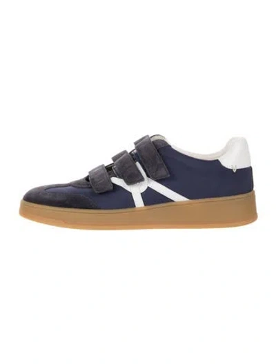 Pre-owned Veronica Beard Leather Sneakers In Blue