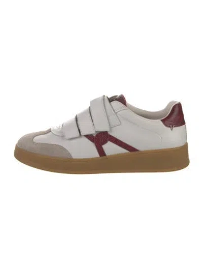 Pre-owned Veronica Beard Leather Sneakers In Multi