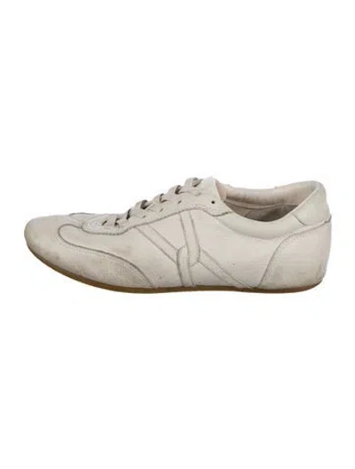 Pre-owned Veronica Beard Leather Sneakers In Multicolor