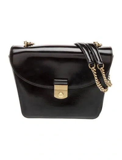 Pre-owned Veronica Beard Leather Top Handle Bag In Black