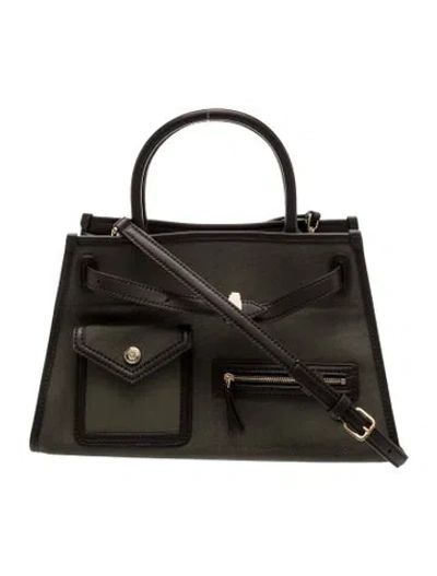 Pre-owned Veronica Beard Leather Top Handle Bag In Brown
