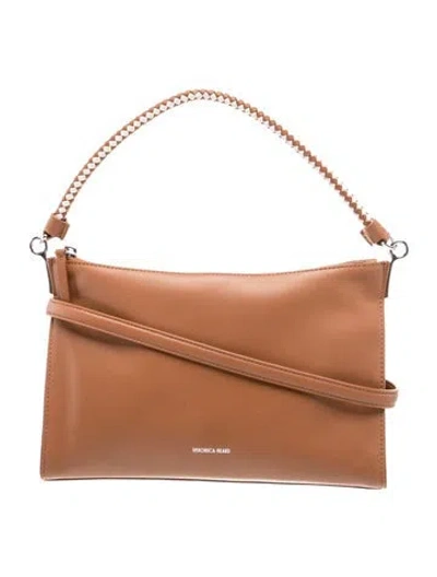 Pre-owned Veronica Beard Leather Top Handle Bag In Brown