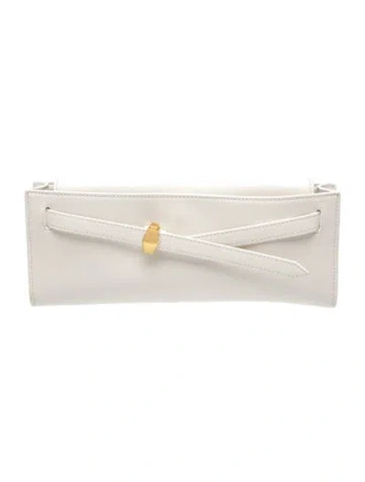 Pre-owned Veronica Beard Leather Top Handle Bag In Neutral