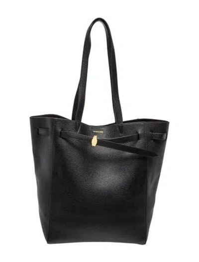 Pre-owned Veronica Beard Leather Tote In Black