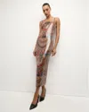Veronica Beard Leda Dress In Red Multi