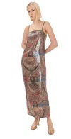 Veronica Beard Leda Dress In Red Multi