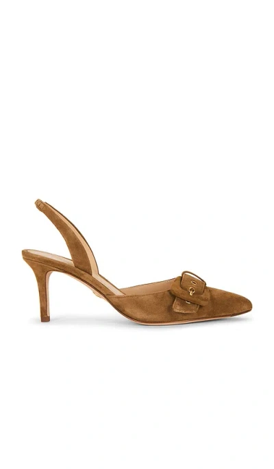 Veronica Beard Lenora Slingback Pump In Chestnut