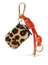 Veronica Beard Leopard-print Knotted Bag Charm In Animal Print