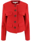 Veronica Beard Leslie Jacket Crimson In 红色