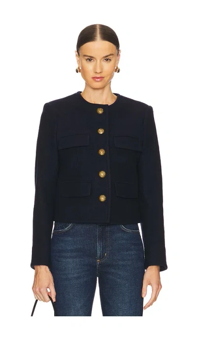 Veronica Beard Leslie Jacket In Blue