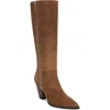 Veronica Beard Levanne Leather Knee High Boot In Multi