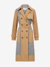 Veronica Beard Liam Patchwork Trench Coat