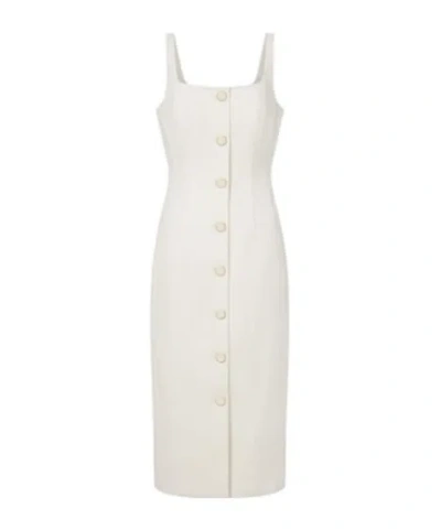 Veronica Beard Liana Cotton Midi Dress In Animal Print