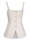 Veronica Beard Liana Stretch Cotton Tunic Top