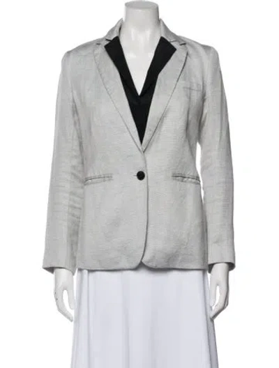 Pre-owned Veronica Beard Linen Blazer