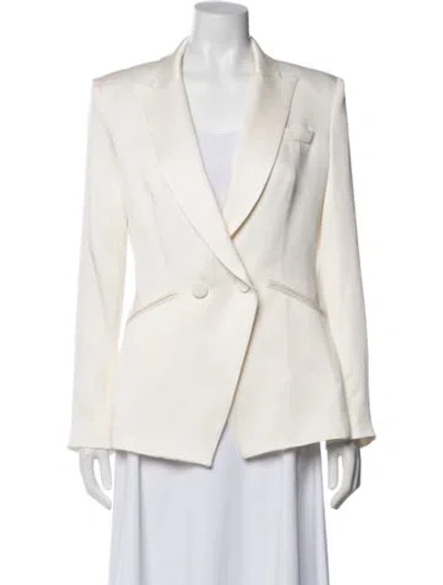 Pre-owned Veronica Beard Linen Blazer In Neutral