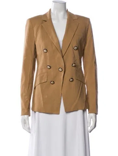 Pre-owned Veronica Beard Linen Blazer In Neutrals