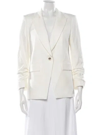 Pre-owned Veronica Beard Linen Blazer In Neutrals