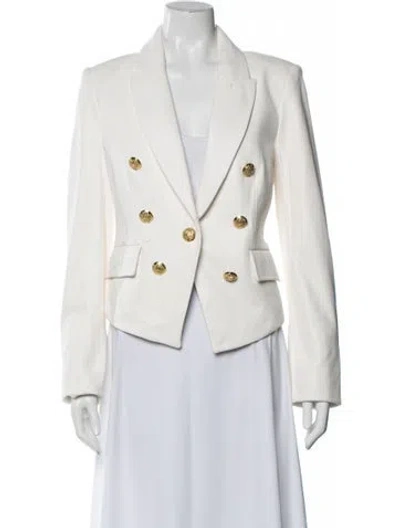 Pre-owned Veronica Beard Linen Blazer In Neutrals