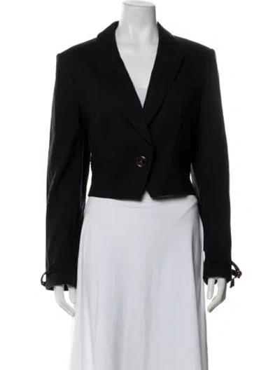 Pre-owned Veronica Beard Linen Blazer W/ Tags In Black
