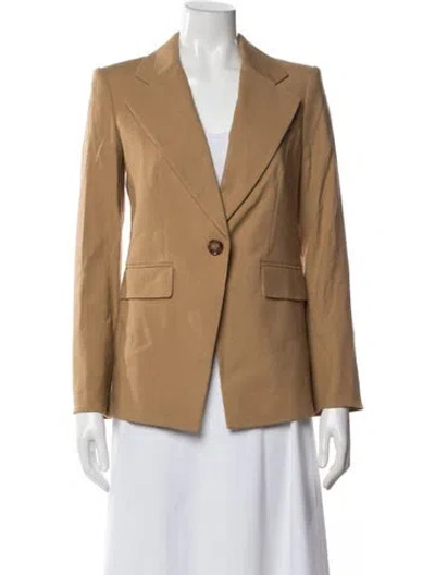 Pre-owned Veronica Beard Linen Blazer W/ Tags In Brown