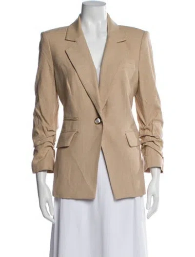 Pre-owned Veronica Beard Linen Blazer W/ Tags In Neutral
